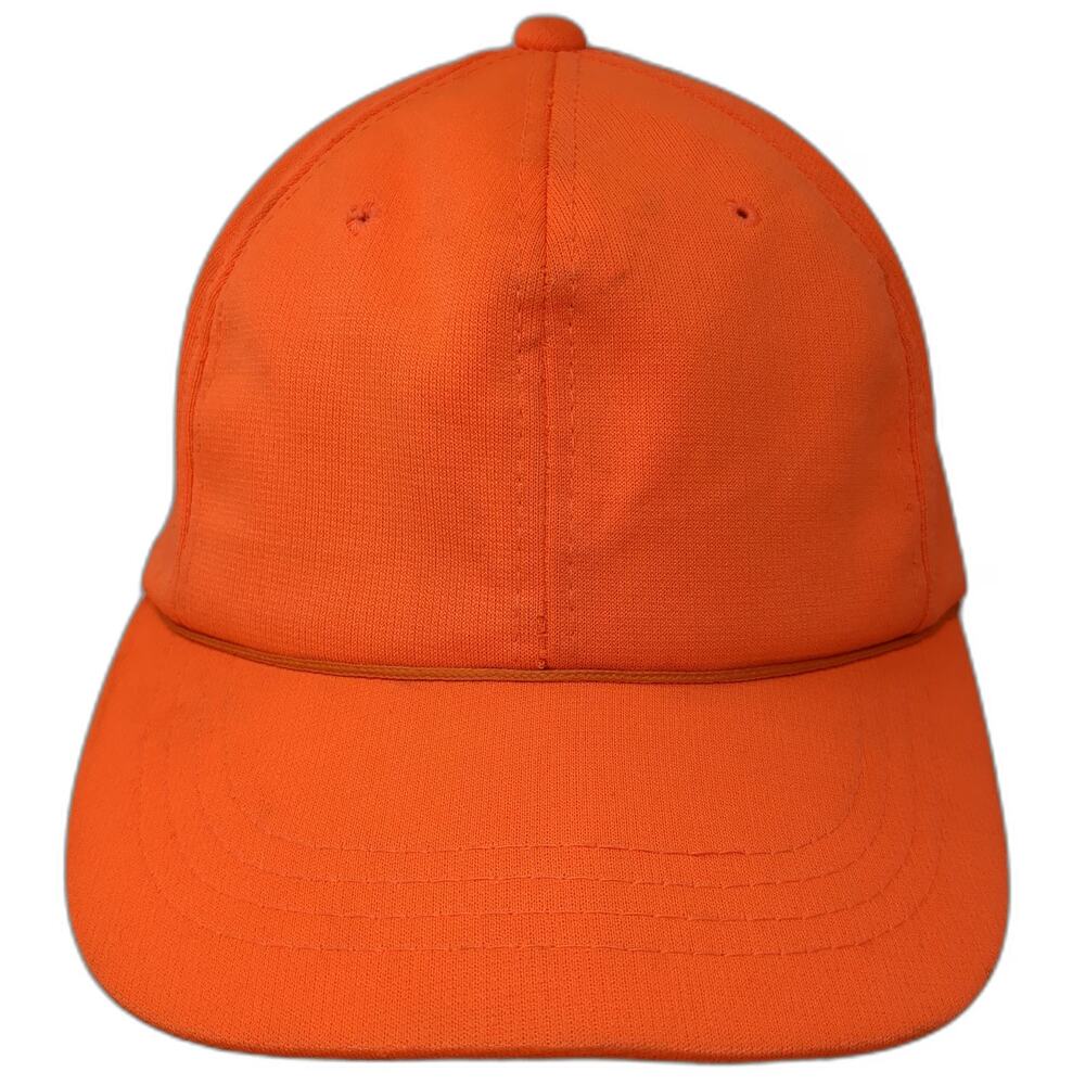 YoungAn Snapback Hat Orange One Size Green Under Visor Front Rope Blank Cap